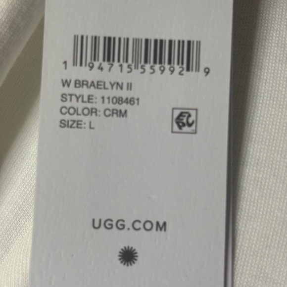 UGG Cream Plush Robe - Picture 2 of 2